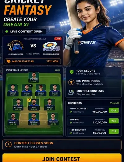 Come Pro (come apk pro login) fantasy cricket & matchday visual 3